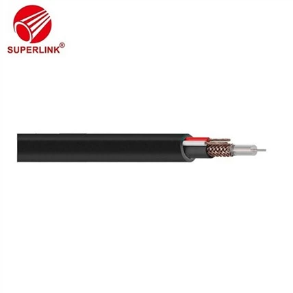 Koaxialkabel KBK mit Netzkabel 2*0.75 für Outdoor